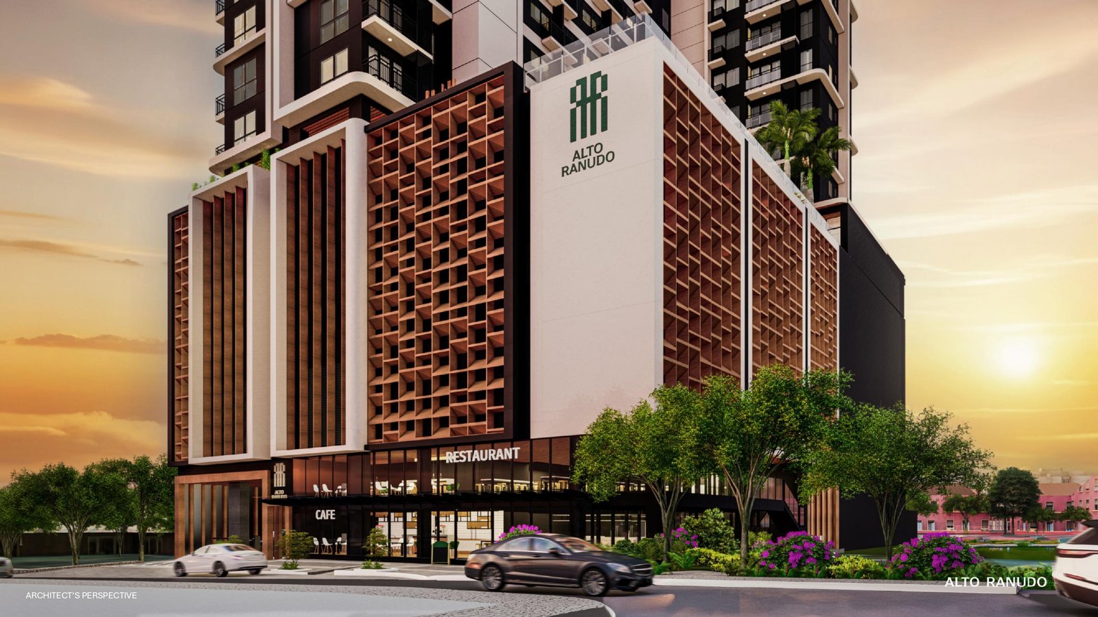 Architect’s perspective of Alto Ranudo tower