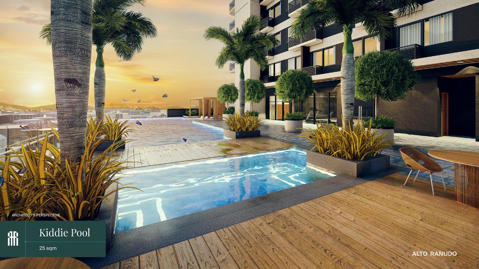 Children's swimming pool, 25 square meters
